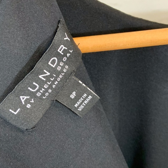 LAUNDRY by SHELLI SEGAL Black Dress NWT Sz 8P - Picture 10 of 10